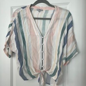 Rails striped top